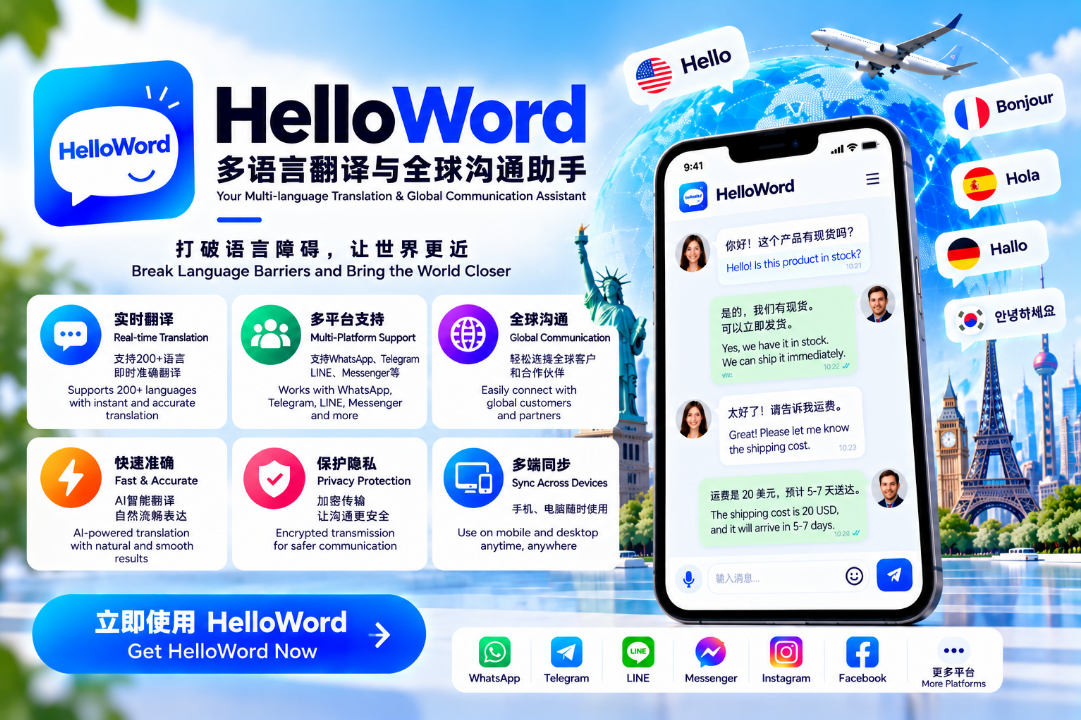 HelloWord客户端功能操作指南